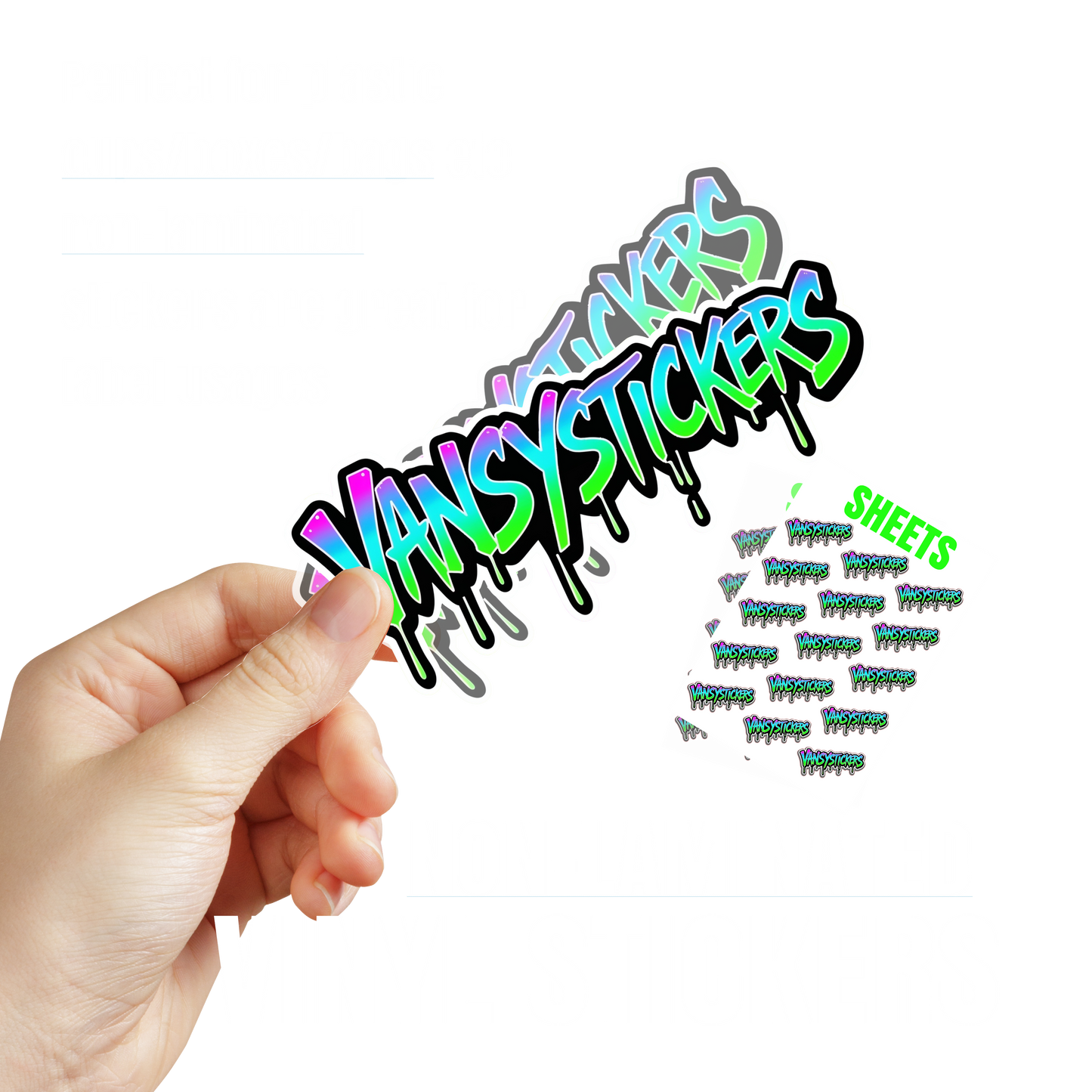 Vinyl Stickers - Non Laminated