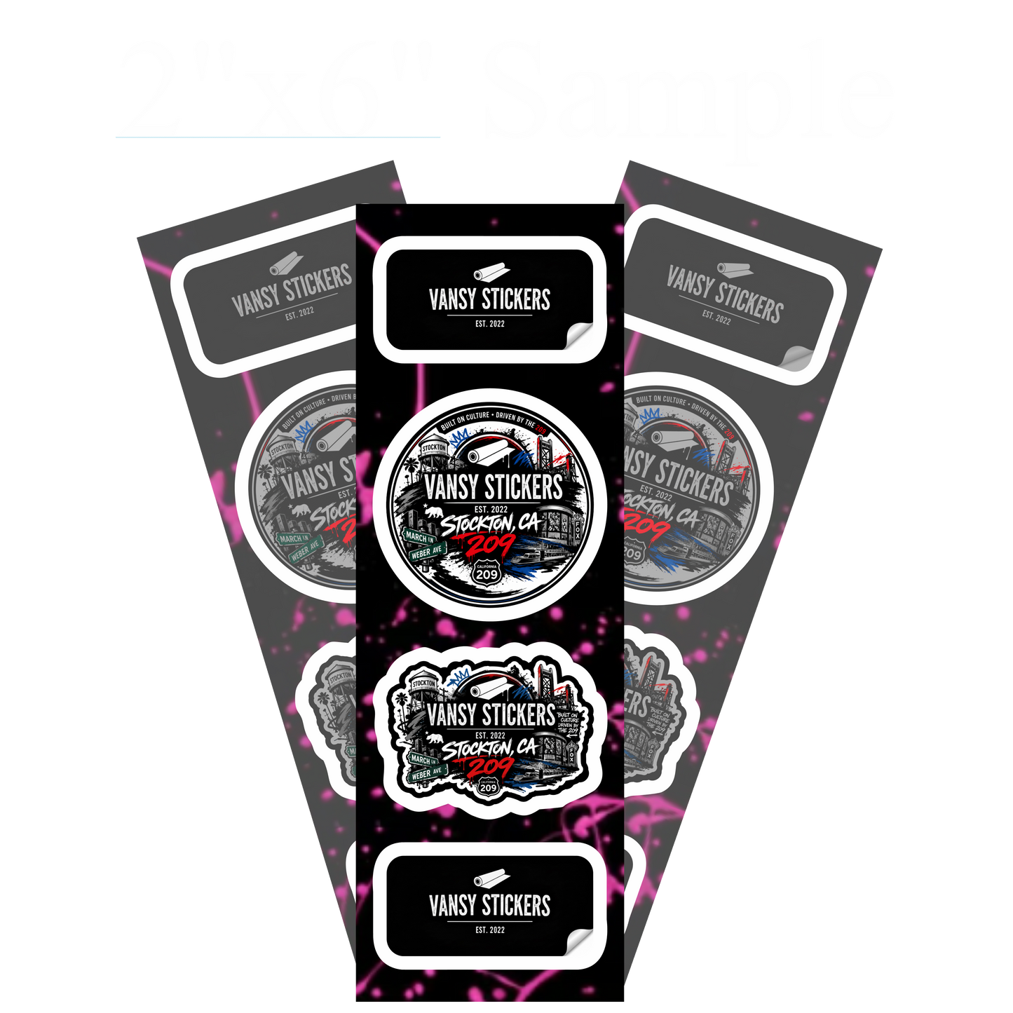 Custom Kiss-Cut Sticker Sheets (Laminated)