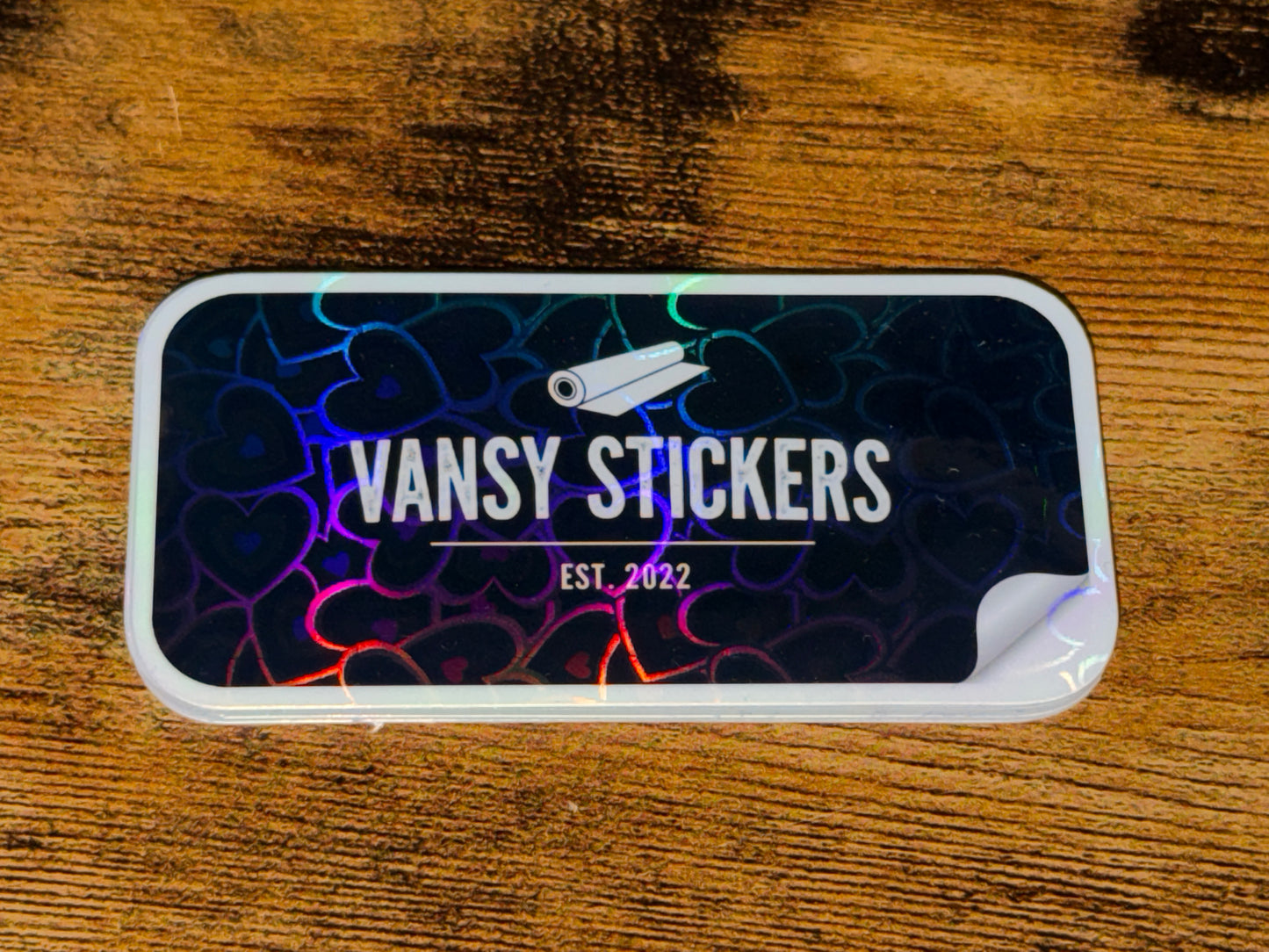 Heart Holographic Stickers